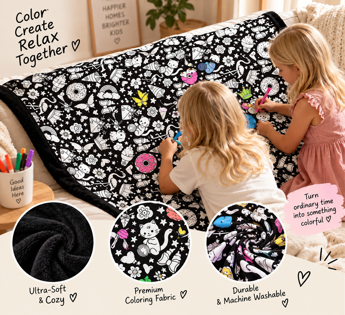 Create, Color & Cozy Up