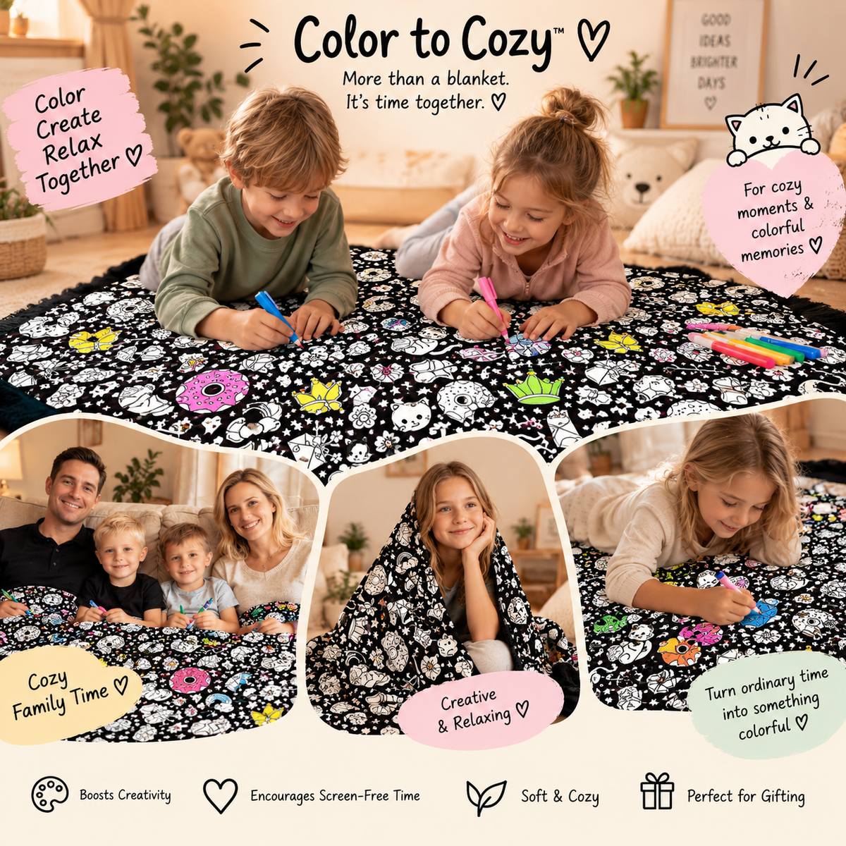 Create, Color & Cozy Up