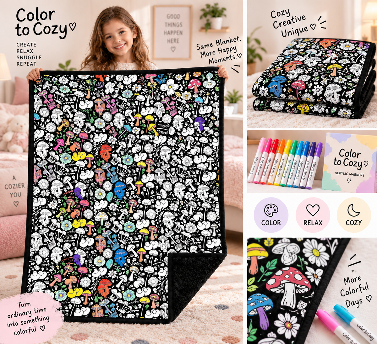 Create, Color & Cozy Up